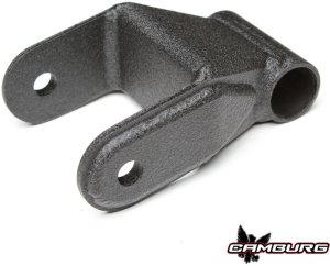 Ford Raptor Leaf Spring Shackle Kit - Camburg - MIG, Stock Length - Textured Black - `10-`14