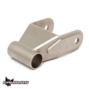 Ford Raptor Leaf Spring Shackle Kit - Camburg - Stock Length TIG 4130 - Textured Gray - `10-`14