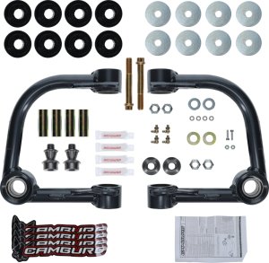Toyota HiLux Suspension Control Arm Kit - Camburg - 1.25 Performance Uniball - Steel gray - `05-`21