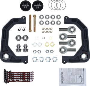 Toyota Prado Suspension Control Arm Kit - Camburg - KINETIK V2 Performance Billet Uniball - Gun Metal Gray - `03-`21