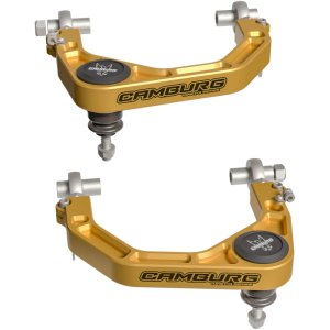 Toyota Land Cruiser 300 Suspension Control Arm Kit - Camburg - KINETIK V2 Performance Billet X-Joint XL - Gold - `22-`25