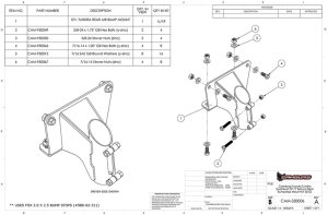 Toyota Tundra Suspension Bump Stop Mounting Kit - Rear - Camburg - FOX 2.0 Bump Stop - Wrinkle Black - `07-`21