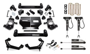 GMC Sierra 3500 Suspension Lift Kit - Cognito - 4in Performance Lift Kit w/ Cognito 2.0 RR Shocks & SM Series UCA - semi-gloss black - `20-`26 GMC Sierra 3500 Suspension Lift Kit - Cognito - 4in Performance Lift Kit w/ Cognito 2.0 RR Shocks & SM Series UCA - semi-gloss black - `20-`26