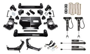 GMC Sierra 3500 Suspension Lift Kit - Cognito - 4in Performance Billet UCA + Cognito 2.0 RR Shocks - Black - `20-`26 GMC Sierra 3500 Suspension Lift Kit - Cognito - 4in Performance Billet UCA + Cognito 2.0 RR Shocks - Black - `20-`26