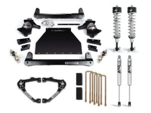 GMC Sierra 1500 Suspension Lift Kit - Front - Cognito - 4in Perf Lift Kit w/ Fox PS IFP 2.0 - `14-`19