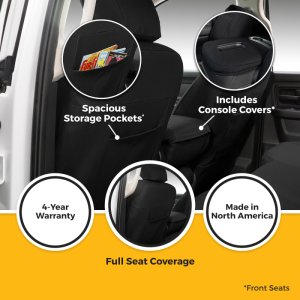 Jeep Wrangler Seat Cover - Front - Covercraft - Carhartt Super Dux Precision Fit - `24-`25 Jeep Wrangler Seat Cover - Front - Covercraft - Carhartt Super Dux Precision Fit - `24-`25