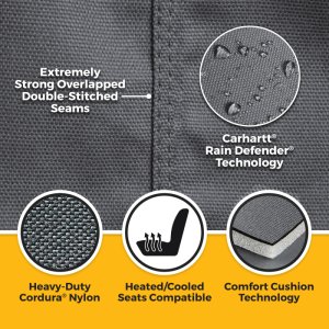 Jeep Wrangler Seat Covers - Front - Covercraft - Carhartt Super Dux Precision Fit - `24-`25 Jeep Wrangler Seat Covers - Front - Covercraft - Carhartt Super Dux Precision Fit - `24-`25
