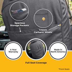Jeep Wrangler Seat Covers - Front - Covercraft - Carhartt Super Dux SeatSaver - `24-`26 Jeep Wrangler Seat Covers - Front - Covercraft - Carhartt Super Dux SeatSaver - `24-`26