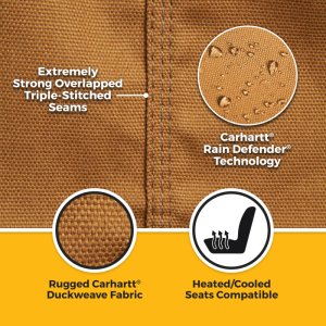 Jeep Wrangler Seat Cover - Front - Covercraft - Carhartt SeatSaver Custom - `24-`26 Jeep Wrangler Seat Cover - Front - Covercraft - Carhartt SeatSaver Custom - `24-`26