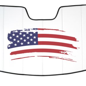 Porsche Taycan Window Shade - Covercraft - UVS100 Premier - American Flag - `25-`26