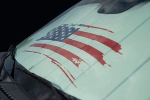 Mercedes-Benz CLA250 Window Shade - Covercraft - UVS100 Premier - American Flag - `26-`27 Mercedes-Benz CLA250 Window Shade - Covercraft - UVS100 Premier - American Flag - `26-`27