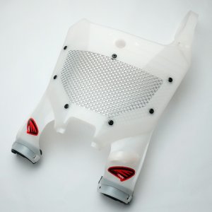 Honda CRF450RX Number Plate - Cycra - Vented Stadium - Natural - `21-`25