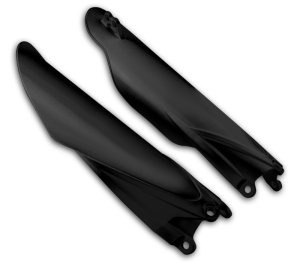 Yamaha WR250F Fork Covers - Cycra - High-Impact - Black - `15-`27