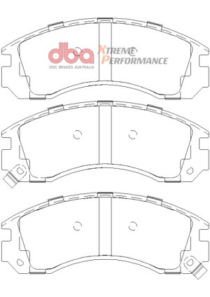 Mitsubishi Montero Brake Pads - Front - DBA - XP650 - `00-`04