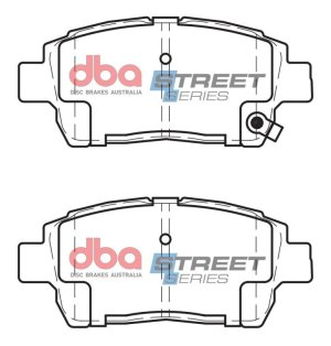 Scion iQ Brake Pads - Front - DBA - Street Series - `11-`15 Scion iQ Brake Pads - Front - DBA - Street Series - `11-`15