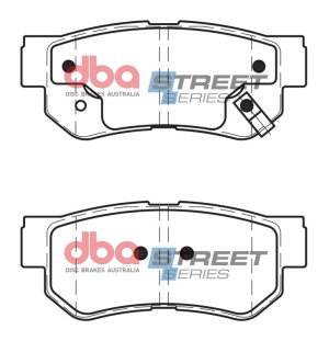 Hyundai Elantra Brake Pads - Rear - DBA - Street Series - `07-`09