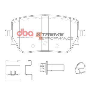 Mercedes-Benz A 45 Brake Pads - Rear - DBA - Xtreme Performance - 2020
