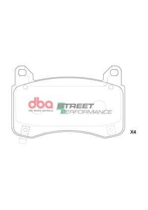 Tesla 3 Brake Pads - Front - DBA - Street Performance - `22-`23