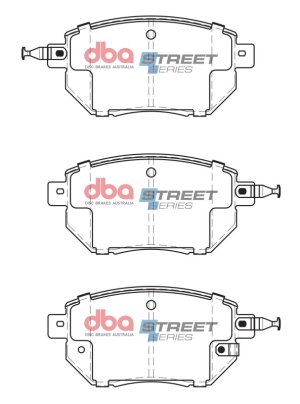 Infiniti FX35 Brake Pads - Front - DBA - Street Series - `03-`05 Infiniti FX35 Brake Pads - Front - DBA - Street Series - `03-`05