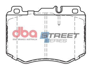 Mercedes-Benz E300 Brake Pads - Front - DBA - Street Series - `17-`19 Mercedes-Benz E300 Brake Pads - Front - DBA - Street Series - `17-`19