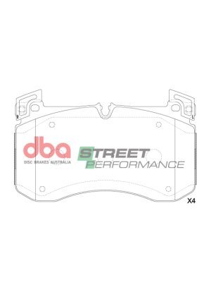 Mercedes-Benz GLE53 AMG Brake Pads - Front - DBA - Street Performance - `21-`27 Mercedes-Benz GLE53 AMG Brake Pads - Front - DBA - Street Performance - `21-`27