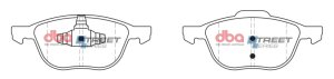 Ford C-Max Energi Brake Pads - Front - DBA - Street Series - `13-`19