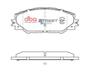 Pontiac Vibe Brake Pads - Front - DBA - Street Series - `09-`10 Pontiac Vibe Brake Pads - Front - DBA - Street Series - `09-`10