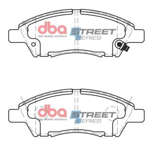 Nissan Versa Brake Pads - Front - DBA - Street Series - `12-`19 Nissan Versa Brake Pads - Front - DBA - Street Series - `12-`19