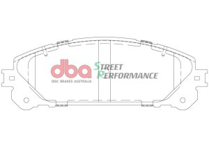 Lexus NX200t Brake Pads - Front - DBA - Street Performance - `15-`18 Lexus NX200t Brake Pads - Front - DBA - Street Performance - `15-`18