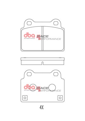 Mitsubishi Lancer Evolution Performance Brake Pads - Rear - DBA - RP Performance - `08-`16