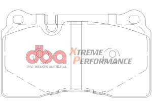 Chevrolet Corvette Brake Pads - Rear - DBA - XP650 - `09-`13