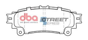 Lexus GS200t Brake Pads - Rear - DBA - Street Series - `16-`17 Lexus GS200t Brake Pads - Rear - DBA - Street Series - `16-`17