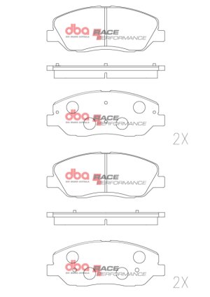 Hyundai i20 N Brake Pads - Front - DBA - RP Performance - `22-`27