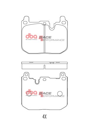 BMW 3-Series Brake Pads - Front - DBA - Race Performance - `12-`19