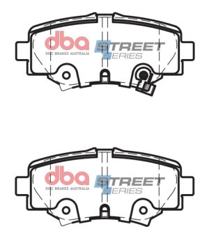 Mazda 3 Brake Pads - Rear - DBA - Street Series - `14-`16