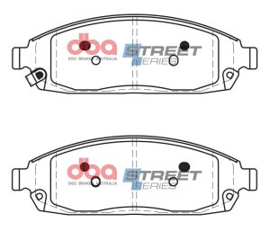 Jeep Commander Brake Pads - Front - DBA - Street Series - `06-`10 Jeep Commander Brake Pads - Front - DBA - Street Series - `06-`10