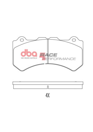 Chevrolet Corvette Brake Pads - Front - DBA - RP Performance - `14-`19