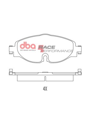 Volkswagen GTI Brake Pads - Front - DBA - RP Performance - `14-`20