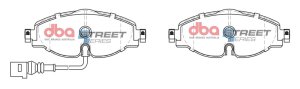 Volkswagen GTI Brake Pads - Front - DBA - Street Series - `14-`17 Volkswagen GTI Brake Pads - Front - DBA - Street Series - `14-`17