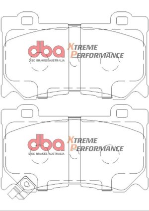 Nissan 370Z Brake Pads - Performance - Front - DBA - Xtreme Performance (XP) - `09-`21