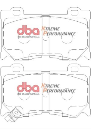Nissan 370Z Brake Pads - Performance - Front - DBA - Xtreme Performance (XP) - `09-`21
