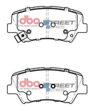 Hyundai Elantra Brake Pads - Front - DBA - Street Series - `17-`20