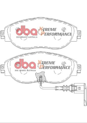 Volkswagen Golf R Brake Pads - Front - DBA - Xtreme Performance - `13-`21 Volkswagen Golf R Brake Pads - Front - DBA - Xtreme Performance - `13-`21