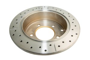 Chrysler 200 Brake Rotor (1) - Rear - DBA - XGold Slotted & Drilled - Gold - `11-`14