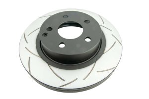 Mercedes-Benz C250 Brake Rotor (1) - Front - DBA - Street Series Slotted - `10-`16