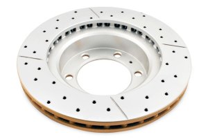 Toyota Tacoma Brake Rotor (1) - Front - DBA - Drilled/Slotted Street Series - `05-`20 Toyota Tacoma Brake Rotor (1) - Front - DBA - Drilled/Slotted Street Series - `05-`20