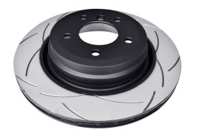 BMW 330i Brake Rotor (1) - Rear - DBA - Street Series T2 Slotted - `06-`15