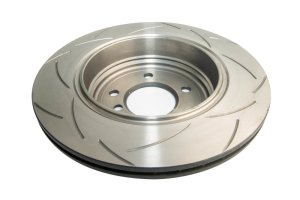 BMW 5 Series Brake Rotor (1) - Rear - DBA - Street Series Slotted - `04-`07