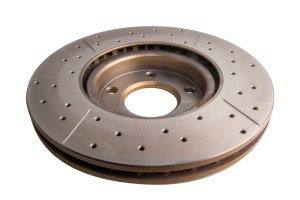 Mazda 3 Brake Rotor (1) - Front - DBA - Street Series X Gold Slotted/Drilled - Gold - `04-`13