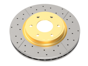 Chevrolet Silverado 1500 Brake Rotor (1) - Rear - DBA - Street Series Drilled & Slotted - Gold - `20-`27